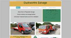 Desktop Screenshot of duckworthscarspares.co.uk